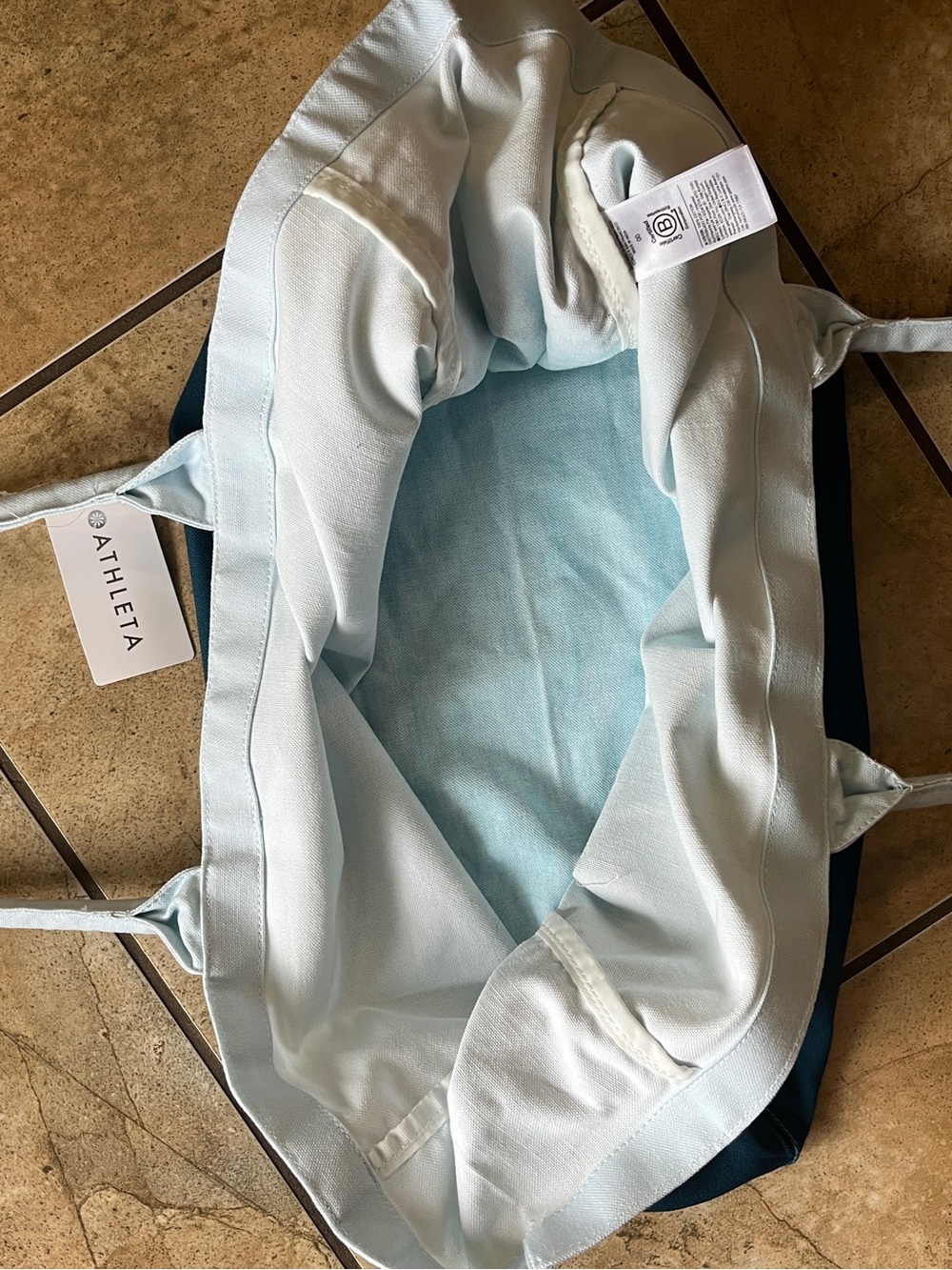 Athleta ombré canvas tote bag NWT - Picture 5 of 10